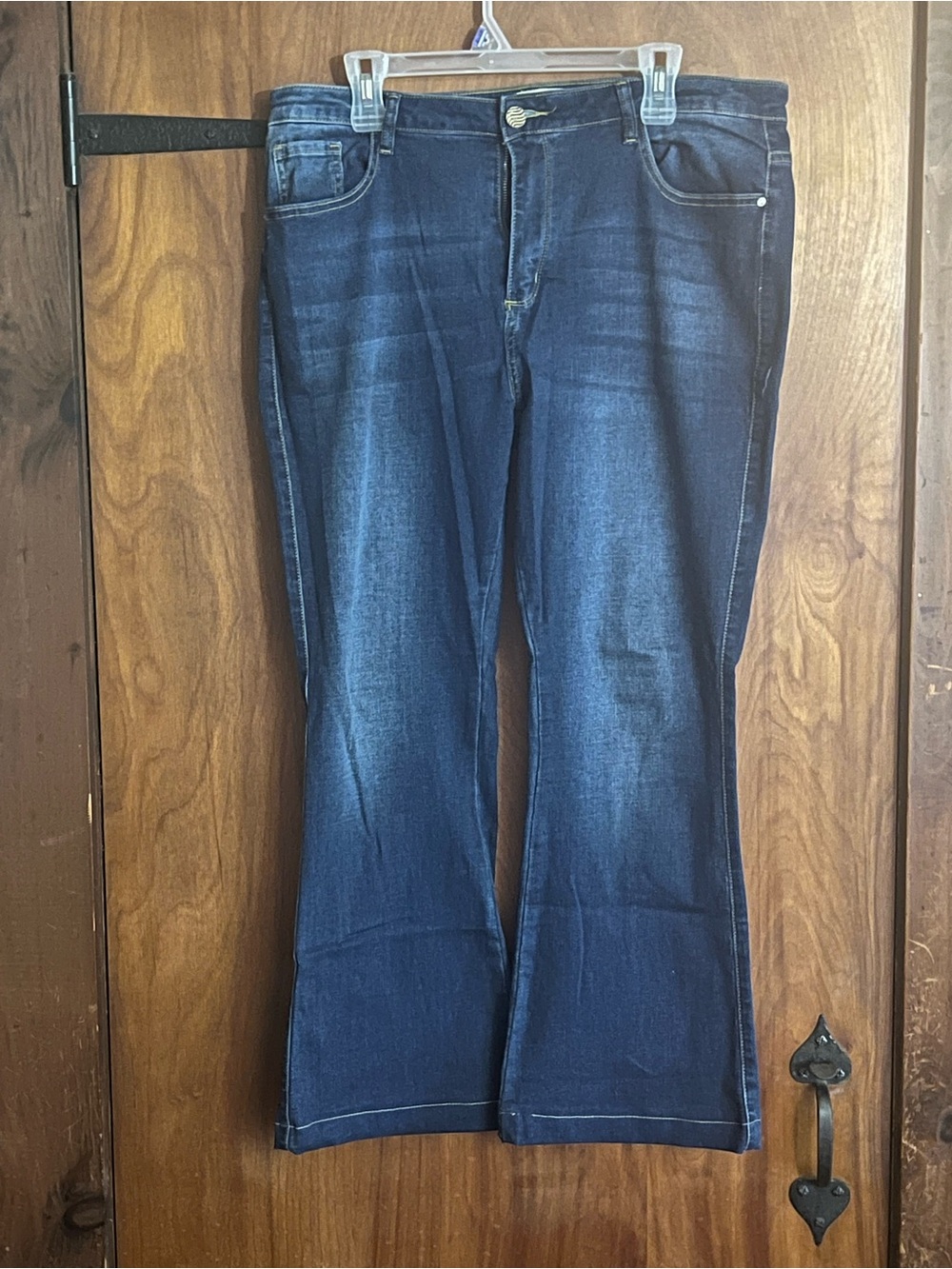 Dark Blue Women's Flare Jeans Vipones